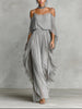 Samantha Chiffon Camisole and Trousers Set