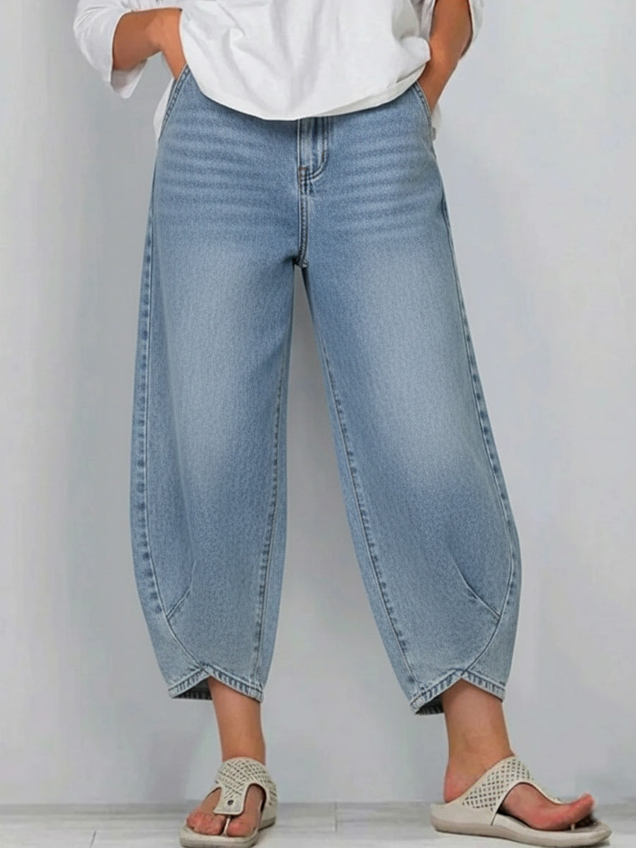 PAULINE™ - Wide-Leg Denim Trouser