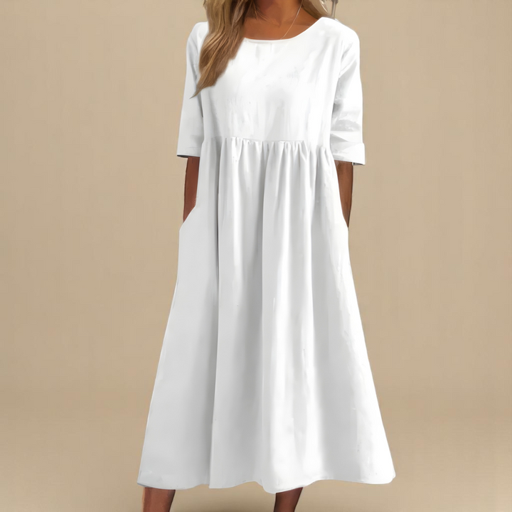 MIRANDA™ – Classic Sleeve Midi Dress