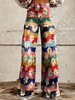 ELIANE™ - Retro Floral Wide-Leg Trousers