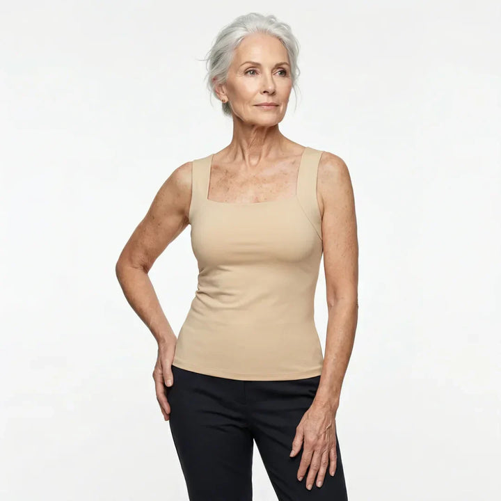 ROXANE™ – Built-In Comfort Bra Tank Top