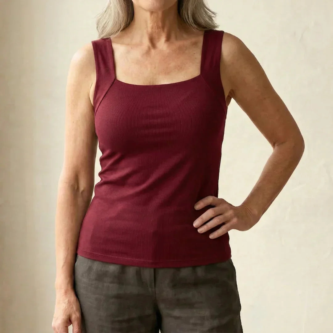 ROXANE™ – Built-In Comfort Bra Tank Top