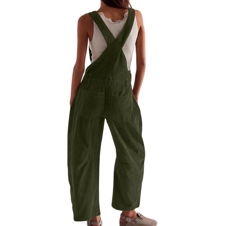 AUDREY™ - Relaxed Corduroy Wide-Leg Overall