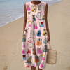 Chloé | Midi Dress with Cat Print