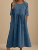 MIRANDA™ – Classic Sleeve Midi Dress