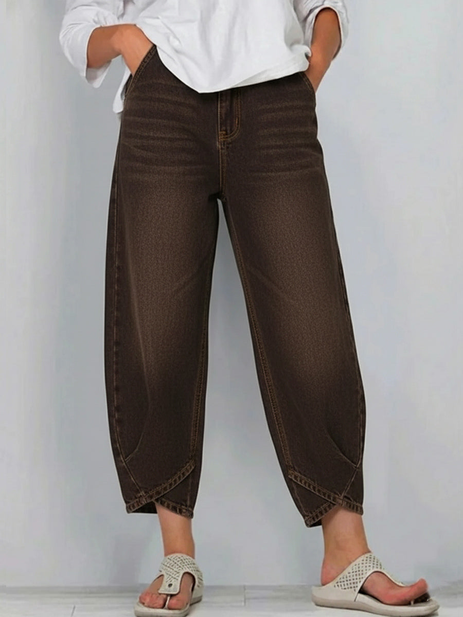 PAULINE™ - Wide-Leg Denim Trouser