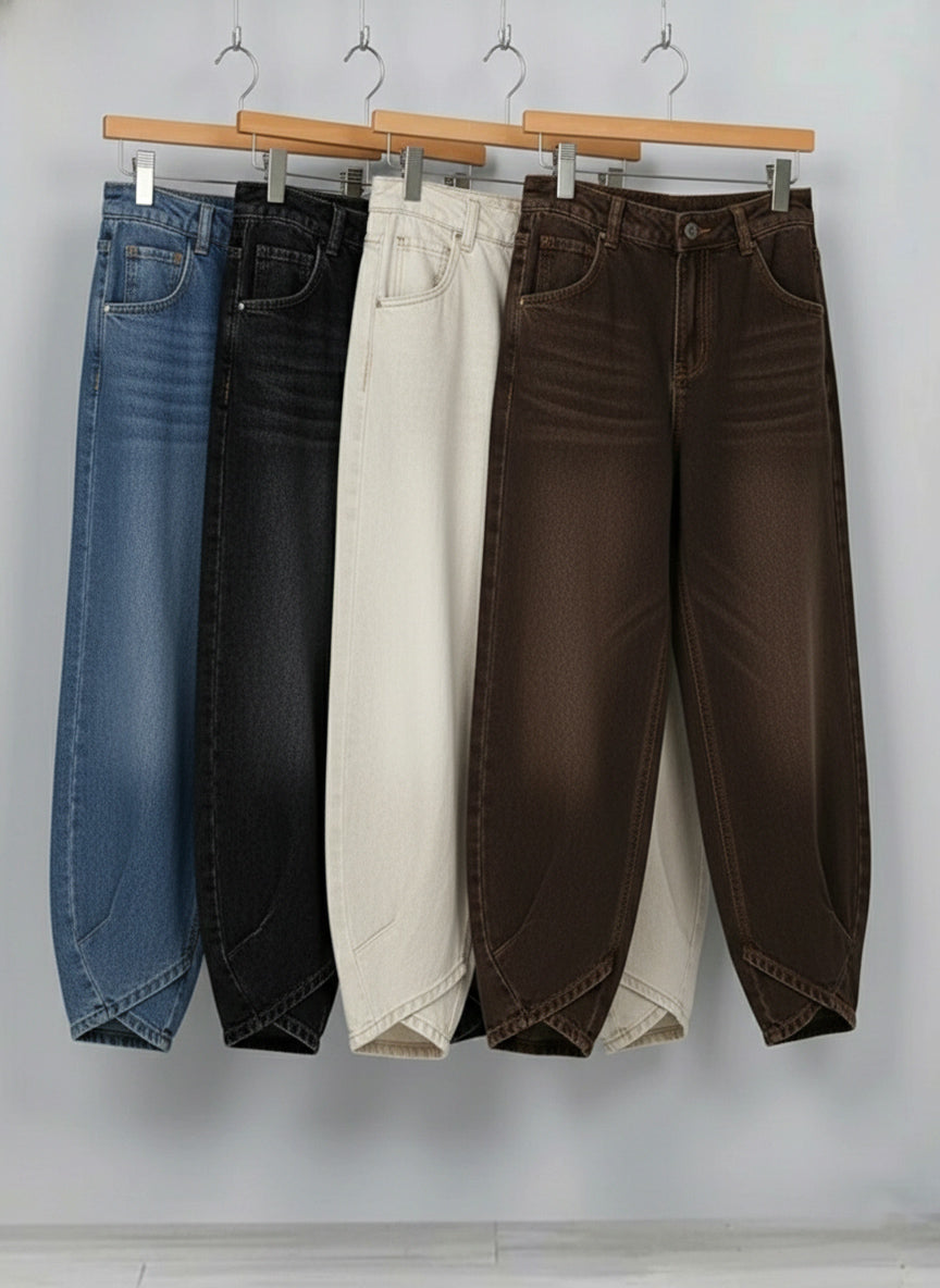 PAULINE™ - Wide-Leg Denim Trouser
