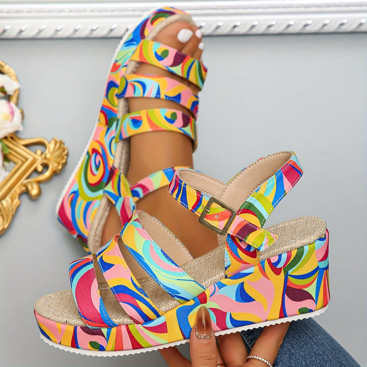 SELMA™- Platform Ankle Strap Sandals