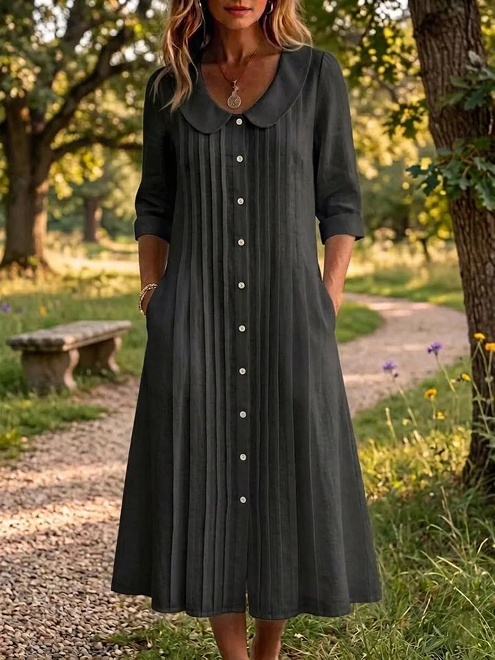 CÉCILE™ – Pleated Maxi Dress
