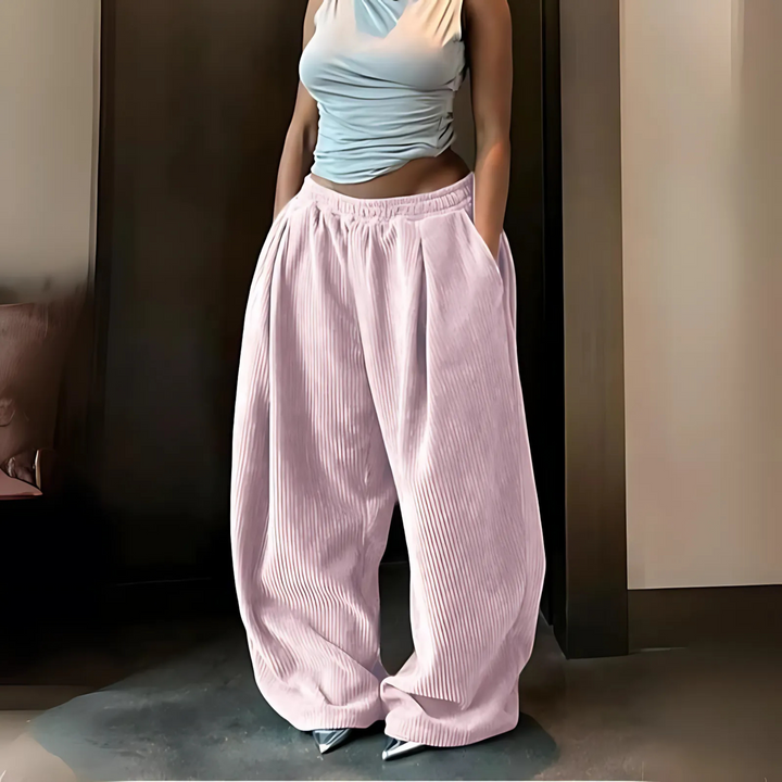 RAMY™ - Casual High Waist Wide Leg Baggy Trousers