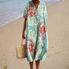 Océane | Long Dress with Lobster Print