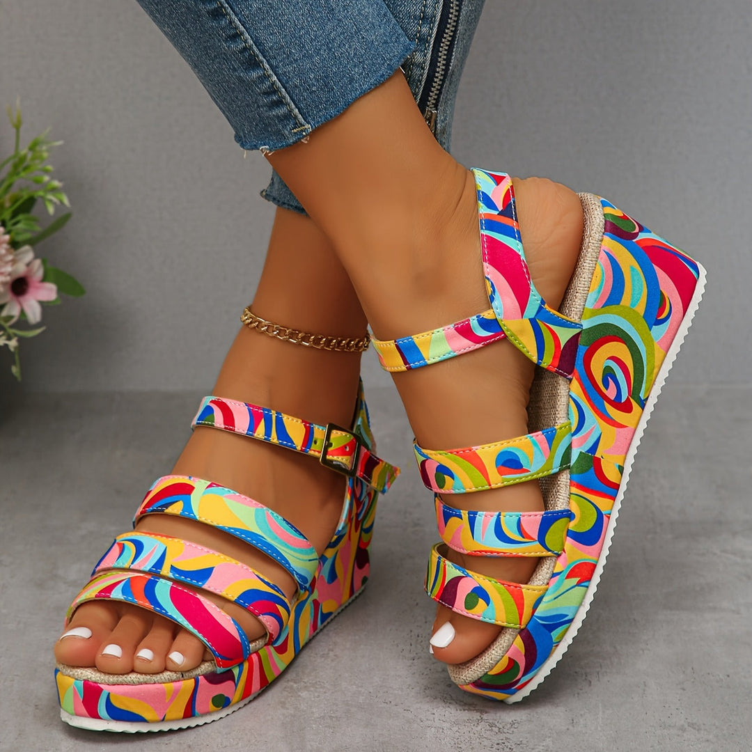 SELMA™- Platform Ankle Strap Sandals