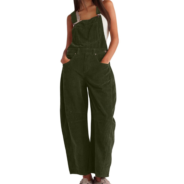 AUDREY™ - Relaxed Corduroy Wide-Leg Overall