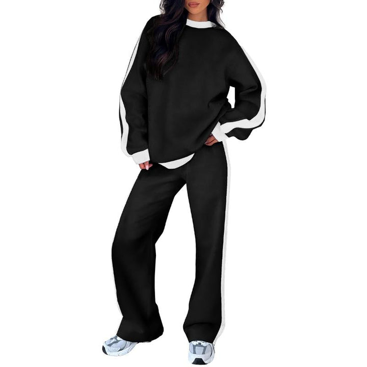 SANDI™ - Comfortable 2-Piece Lounge Set Sweatshirt & Straight Leg Trousers