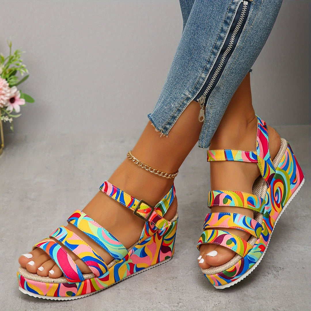 SELMA™- Platform Ankle Strap Sandals