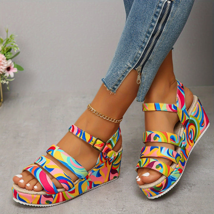 SELMA™- Platform Ankle Strap Sandals