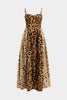 BIANCA™ - Bold Leopard Print Midi Dress