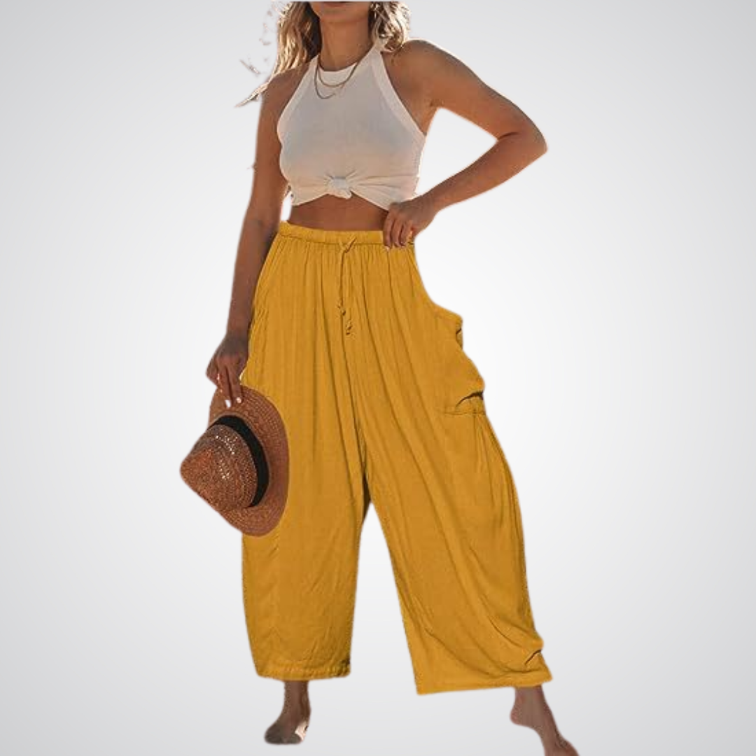 LYNNA™ – Wide-Leg Comfort Trousers