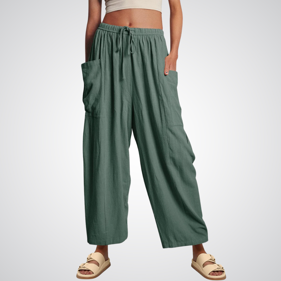 LYNNA™ – Wide-Leg Comfort Trousers