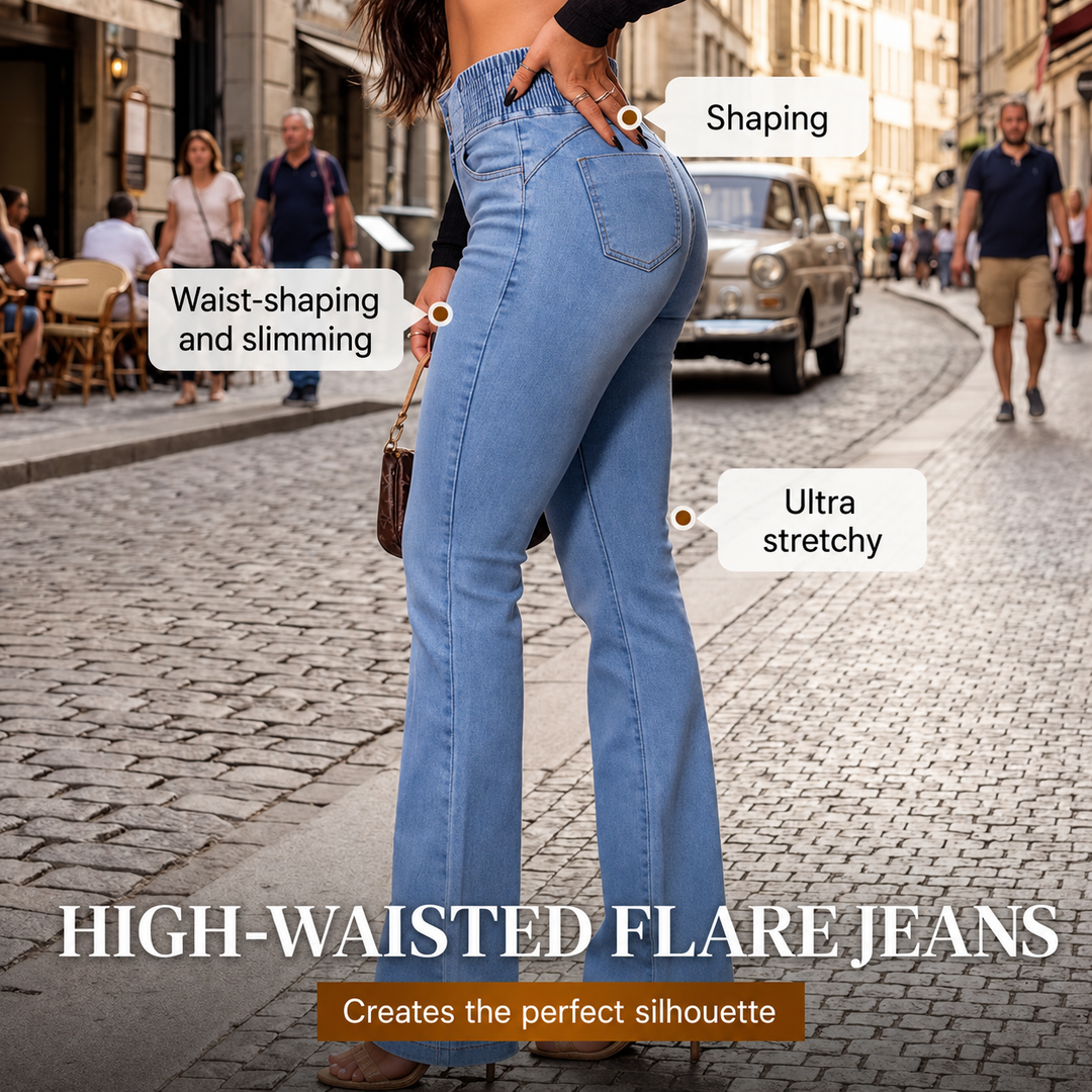 VERA™ – High Waisted Flared Jeans