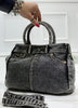 AUDREY™ – Denim Top Handle Bag