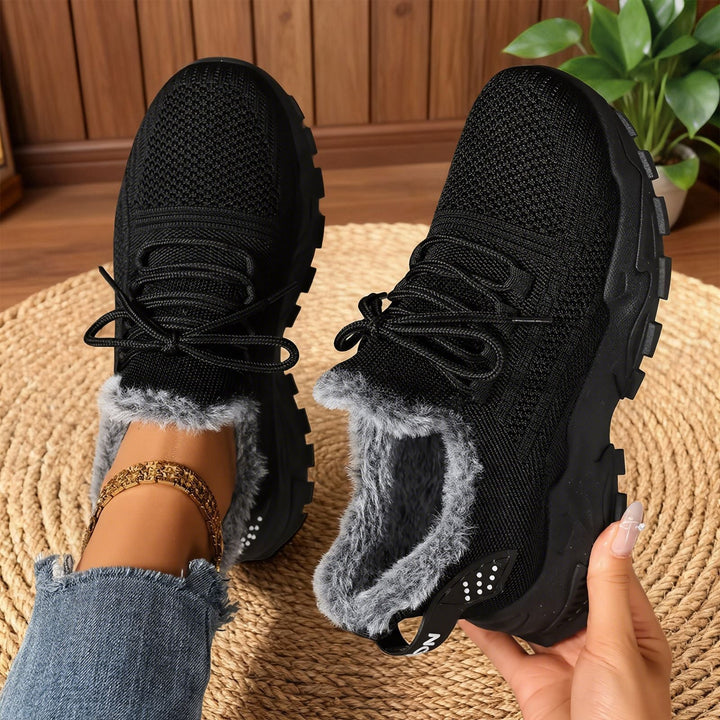 BRYDEE™ - Casual Fleece Lace-Up Lightweight Trainers
