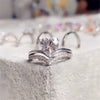 ALINE™ – Radiant Heart Silver Ring