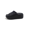 Nora™ Leather Platform Slide – Effortless Style, All-Day Comfort