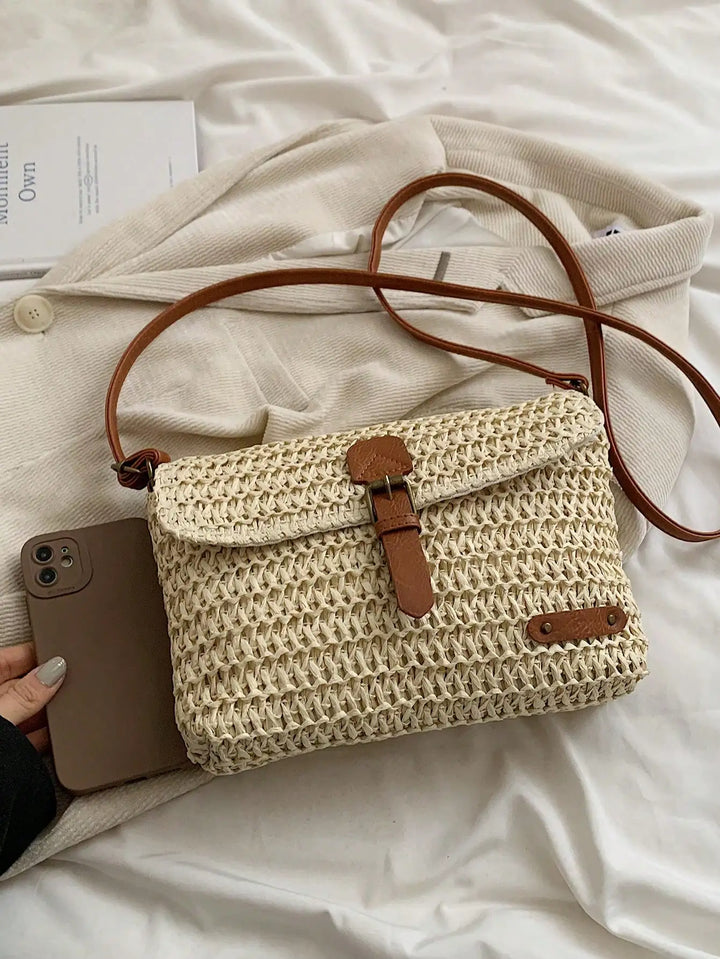 GISELE™ – Straw Crossbody Bag