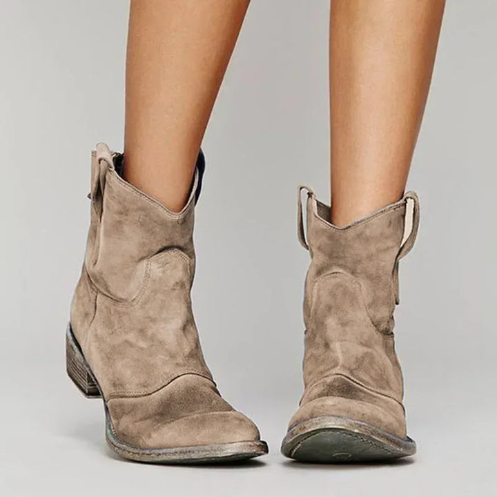 VERA™ – Vintage Cowboy Ankle Boots