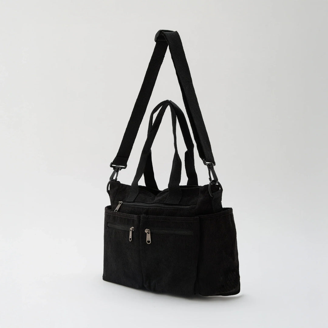 SIMONE™ – Spacious Corduroy Shoulder Bag