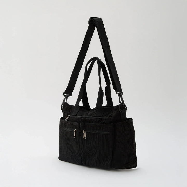 SIMONE™ – Spacious Corduroy Shoulder Bag