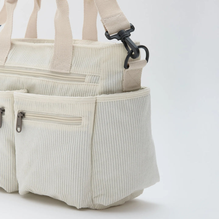 SIMONE™ – Spacious Corduroy Shoulder Bag