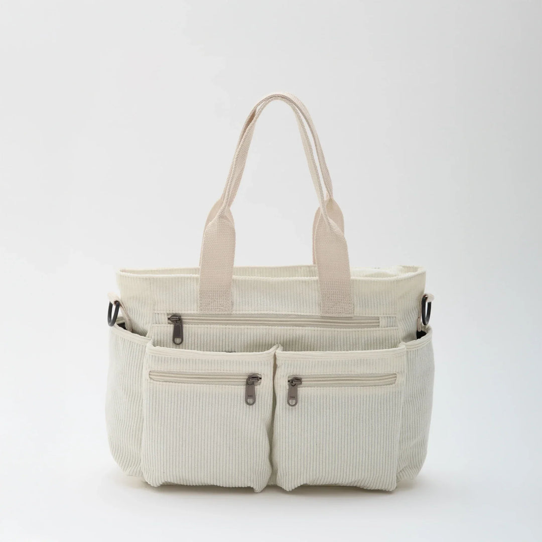 SIMONE™ – Spacious Corduroy Shoulder Bag