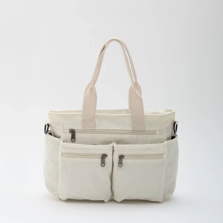 SIMONE™ – Spacious Corduroy Shoulder Bag