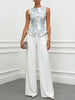 Sophia Satin Camisole and Trousers Set
