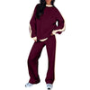 SANDI™ - Comfortable 2-Piece Lounge Set Sweatshirt & Straight Leg Trousers