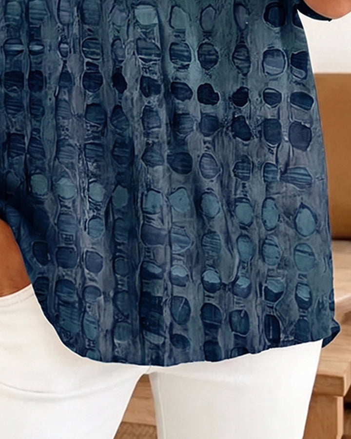 ANNE™ – Painted Spot Button Blouse