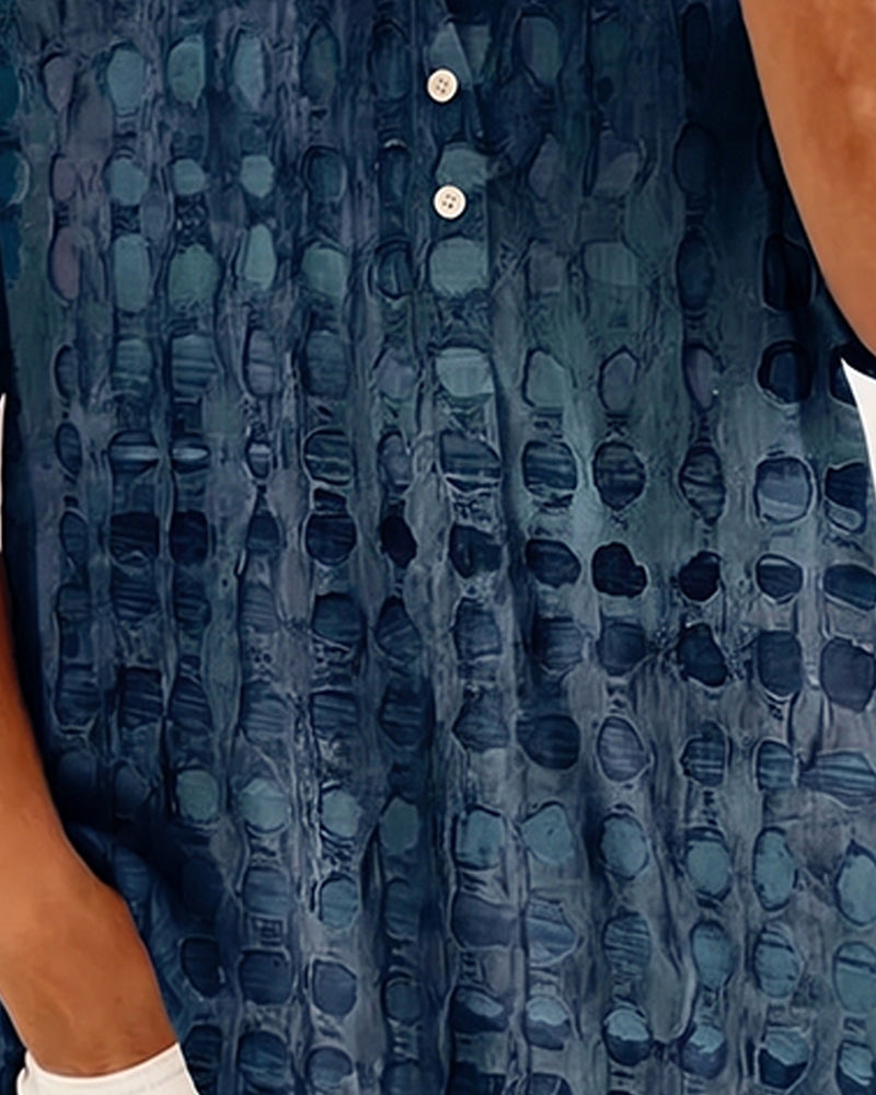 ANNE™ – Painted Spot Button Blouse