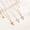 CLARISSE™ – Classic Cross & Crown Necklace