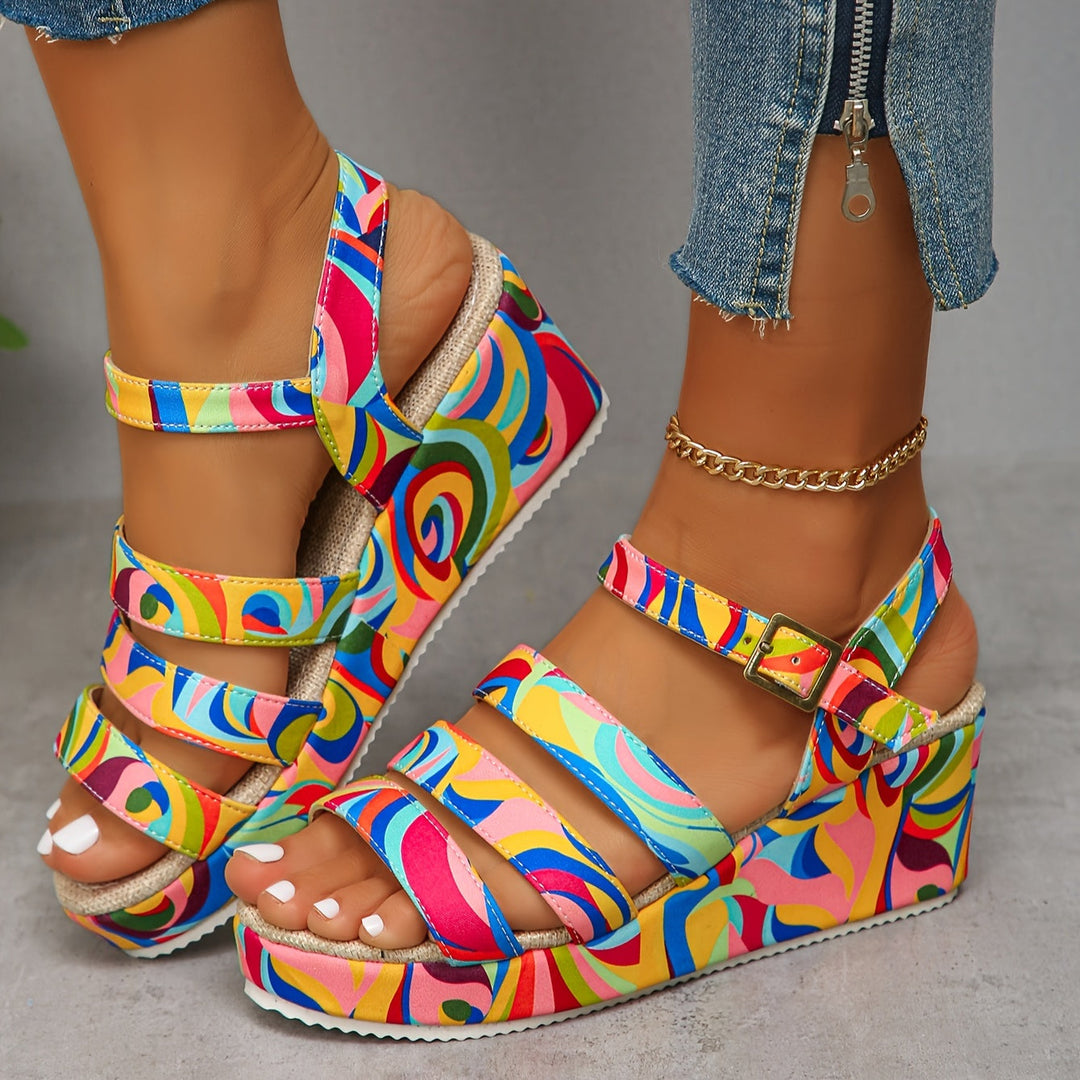 SELMA™- Platform Ankle Strap Sandals