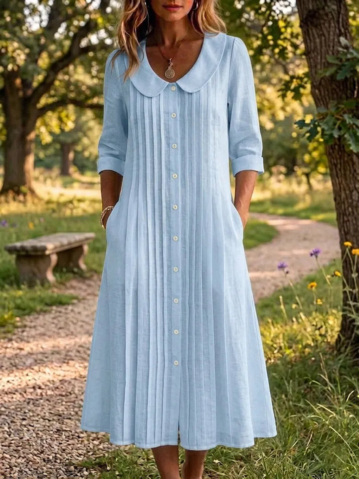 CÉCILE™ – Pleated Maxi Dress