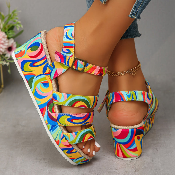 SELMA™- Platform Ankle Strap Sandals