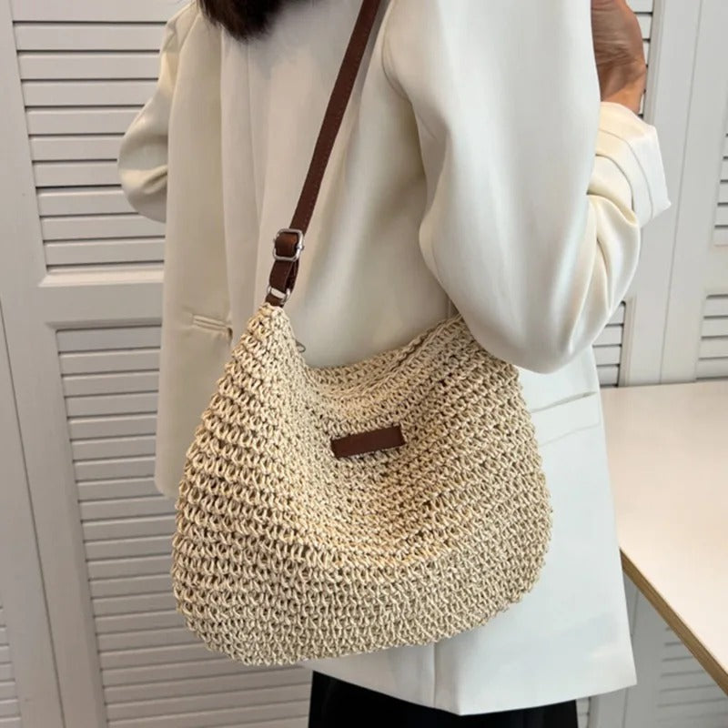 CAMILLE™ – Woven Shoulder Bag