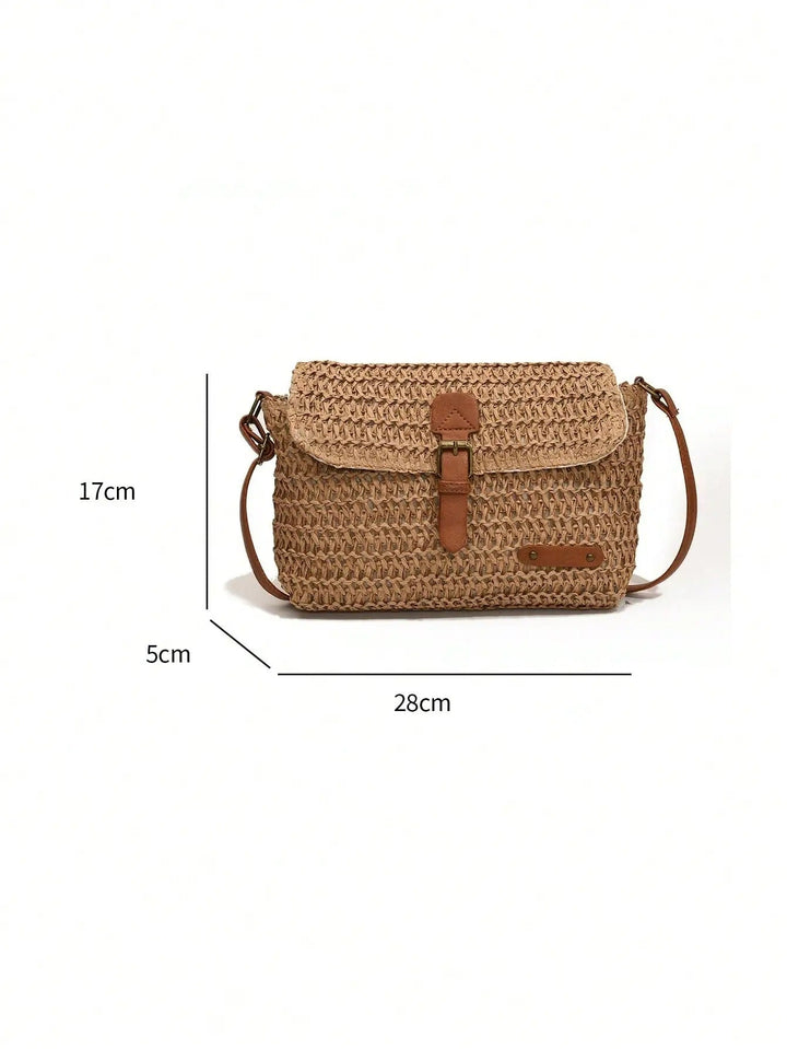 GISELE™ – Straw Crossbody Bag