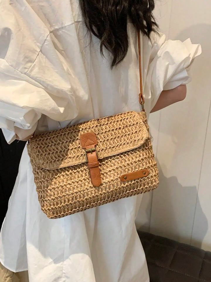 GISELE™ – Straw Crossbody Bag