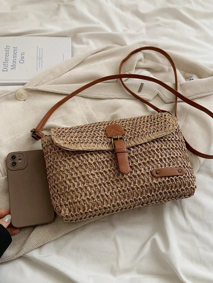 GISELE™ – Straw Crossbody Bag