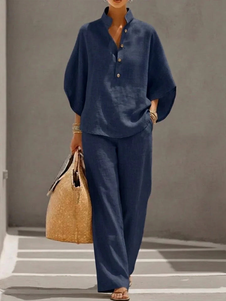 DIANE™ – Linen-Look Two-Piece Set