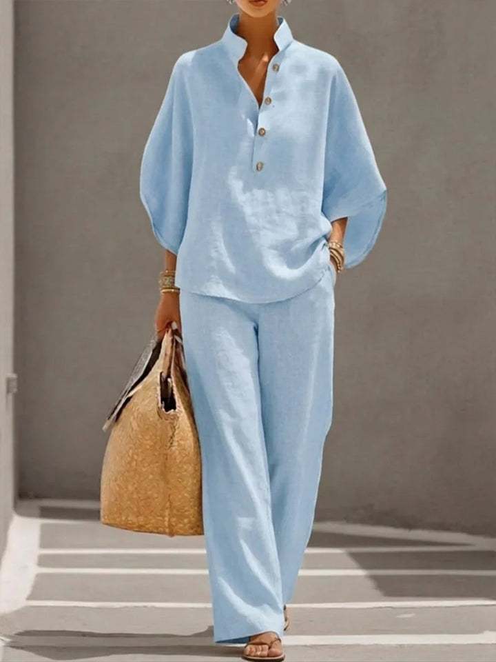 DIANE™ – Linen-Look Two-Piece Set