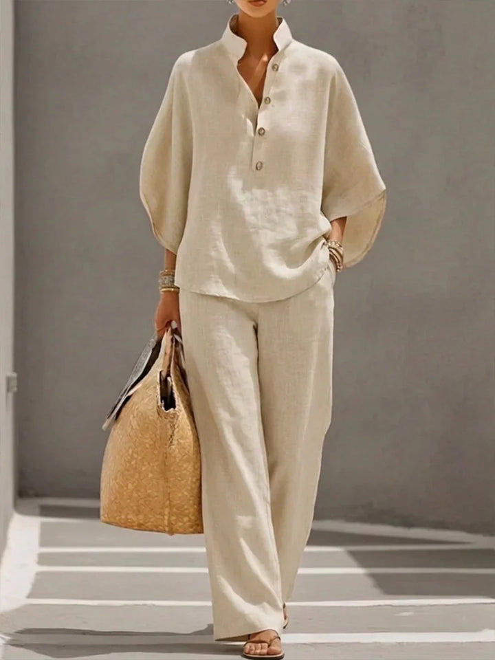 DIANE™ – Linen-Look Two-Piece Set